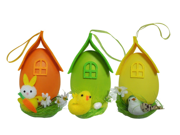 Easter Chicks W/House 1PC