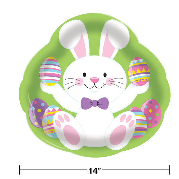 Easter&Spring Clip Strip Deco Platic Tray Bunny 1pcs