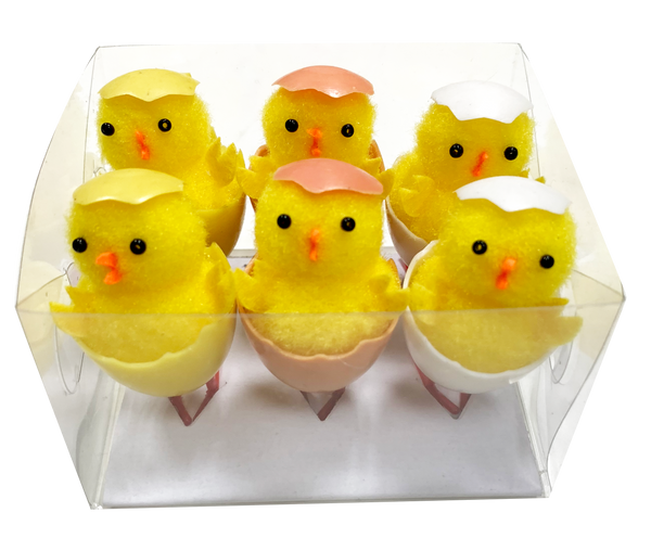 Easter Chicks D‚cor Set 6Pcs/Box