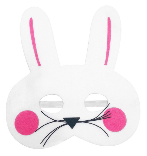 Child Bunny Face Mask 2Pcs/Pk