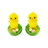 Easter Chick Decorations 2Pcs/Pack Assorted.