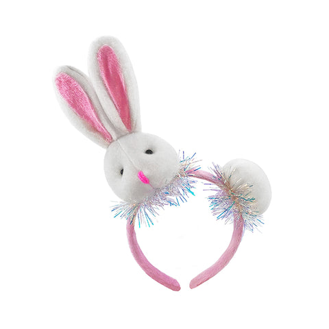 Easter Bunny Headband with Tinsel