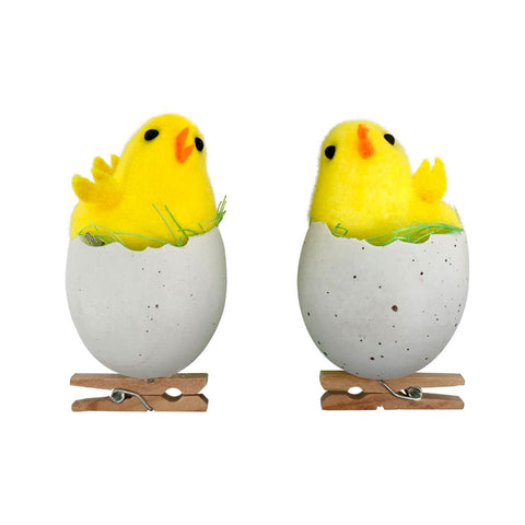 Easter Chicks Decoration 2Pcs/pk