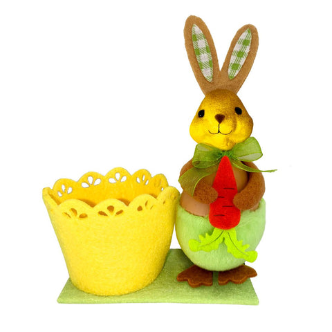 Easter Bunny with Basket 13cm