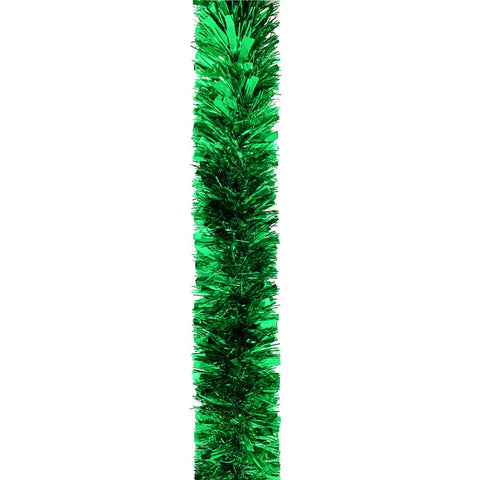 Tinsel Garland Thick Green 200Cmx10Cm