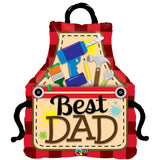 Best Dad Apron Foil Balloon