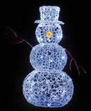 Lit Soft Acrylic Snowman