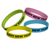 Glow Bracelets W-Happy New Year, 4pc