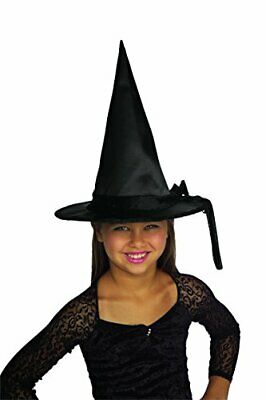 Satin Witch Hat Black