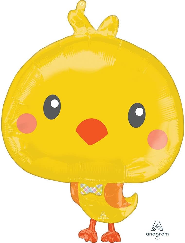 P35 Easter Chicky Supershape Foil Balloon 22 X 28in