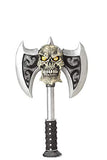 Jaw Droppers Skull Axe Silver/Black