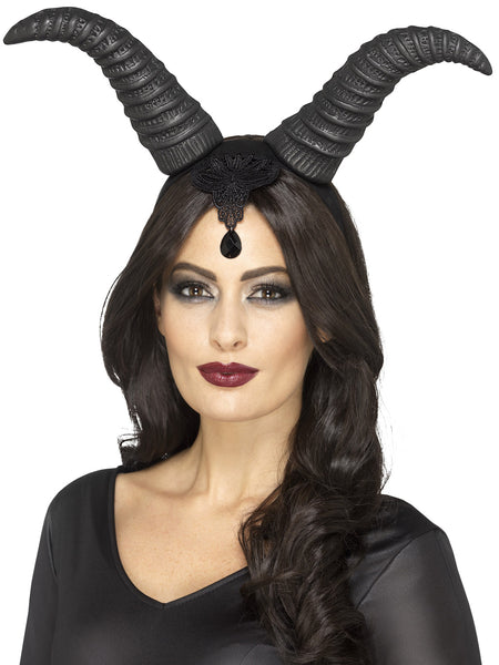 Demonic Queen Horns Black