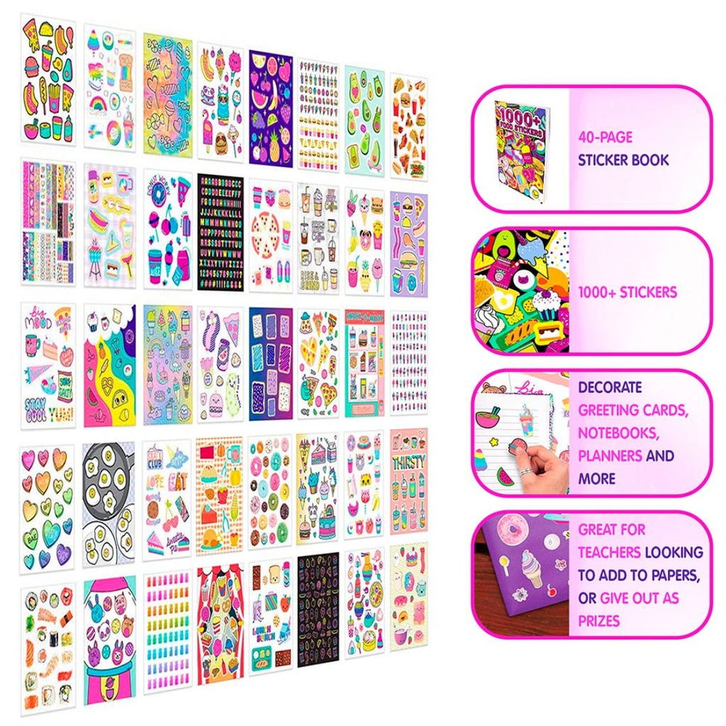 Ridiculously Cute 1000+ Sticker Book 40 Pages - Fashion Angels