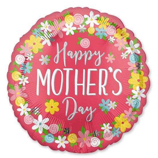  Happy Mothers Day Doodle Jumbo Foil Balloon