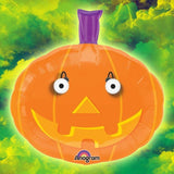 Eye Poppers Pumpkin Supershape Balloon 23Inch