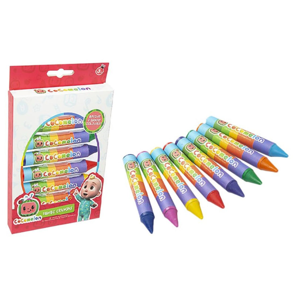 Cocomelon 8Pcs Jumbo Crayons