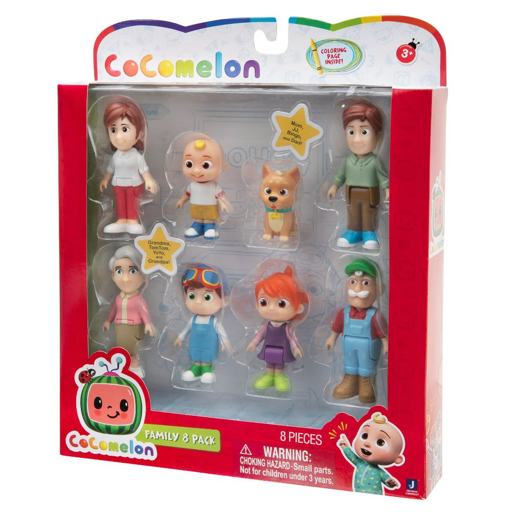 Cocomelon Family Set 8 Figure Pack