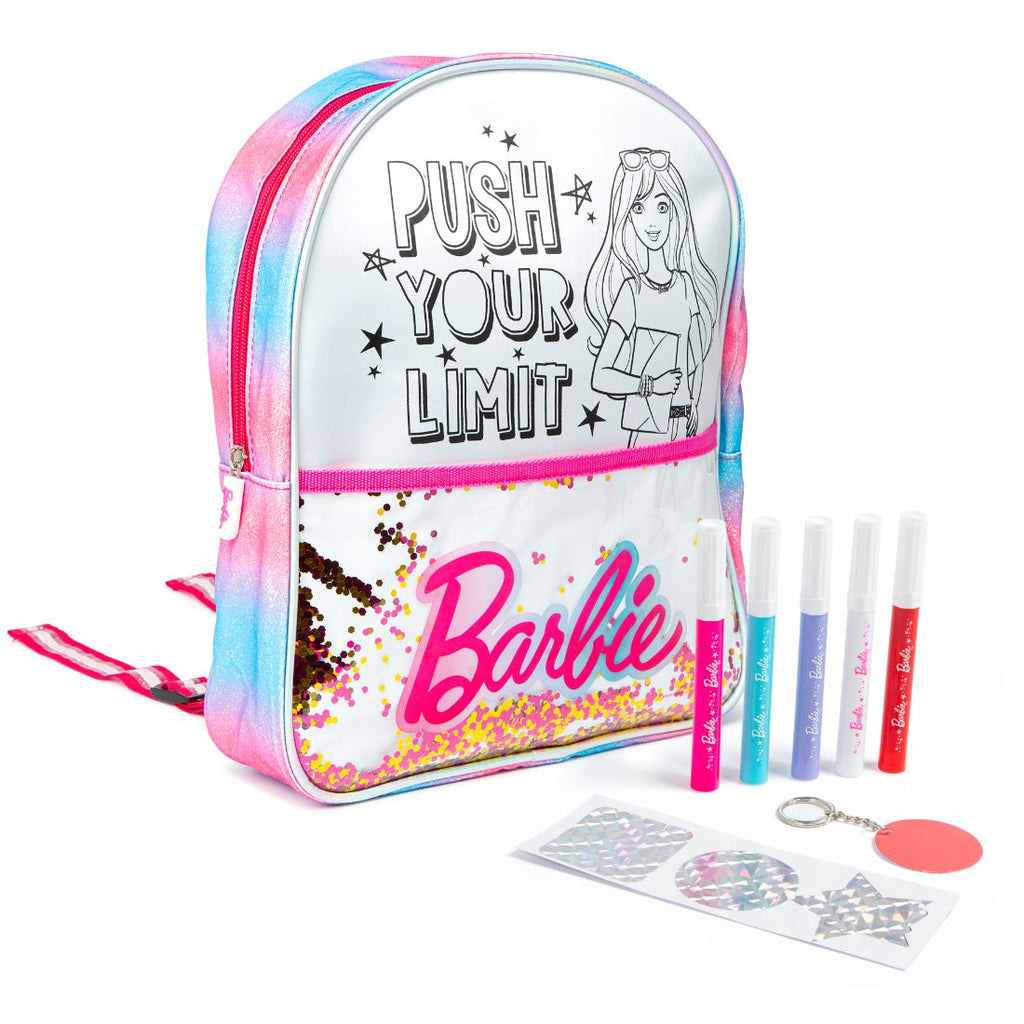 Barbie Colour Reveal DIY Backpack Design Set Party Zone