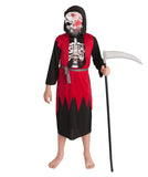  Frightening Skeleton Boy Costume -Small