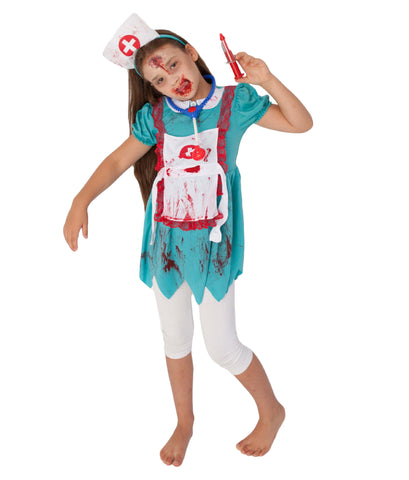  Zombie Nurse Girl Costume -Medium