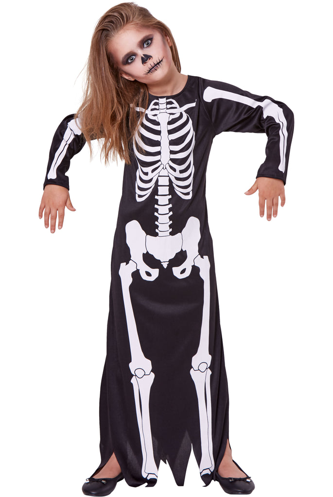 Girls Skeleton Dress -Small