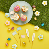 Easter Bunny Food Picks 12/Pack