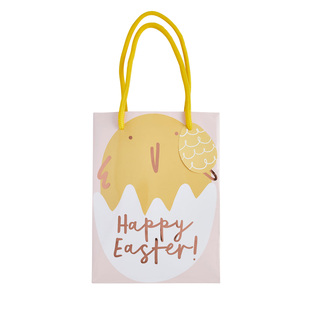 Happy Easter' Chick Gift Bags 5/Pack