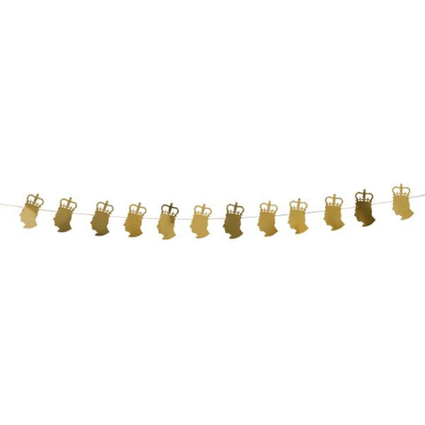 King Charles Silhouette Gold Garland 2.5M