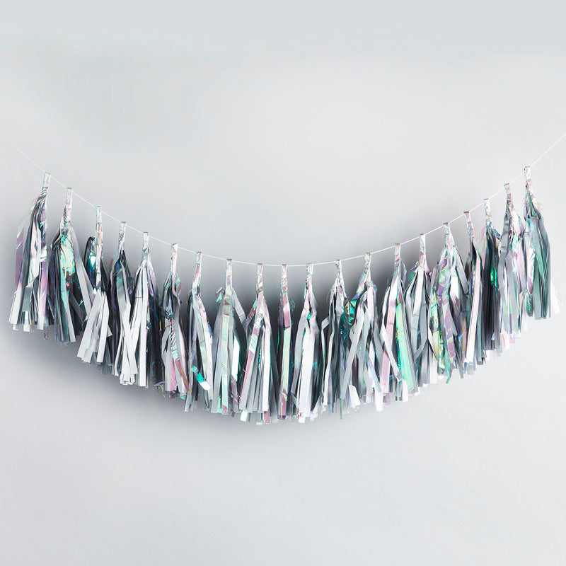 Iridescent Tassel Garland 3m